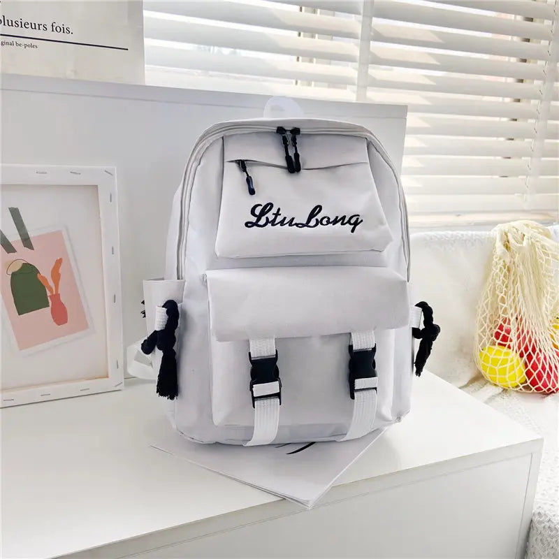 Harajuku Ulzzang Student Shoulder Bag Couple Backpack