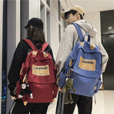 Large Capacity Schoolbag Backpack for College Students