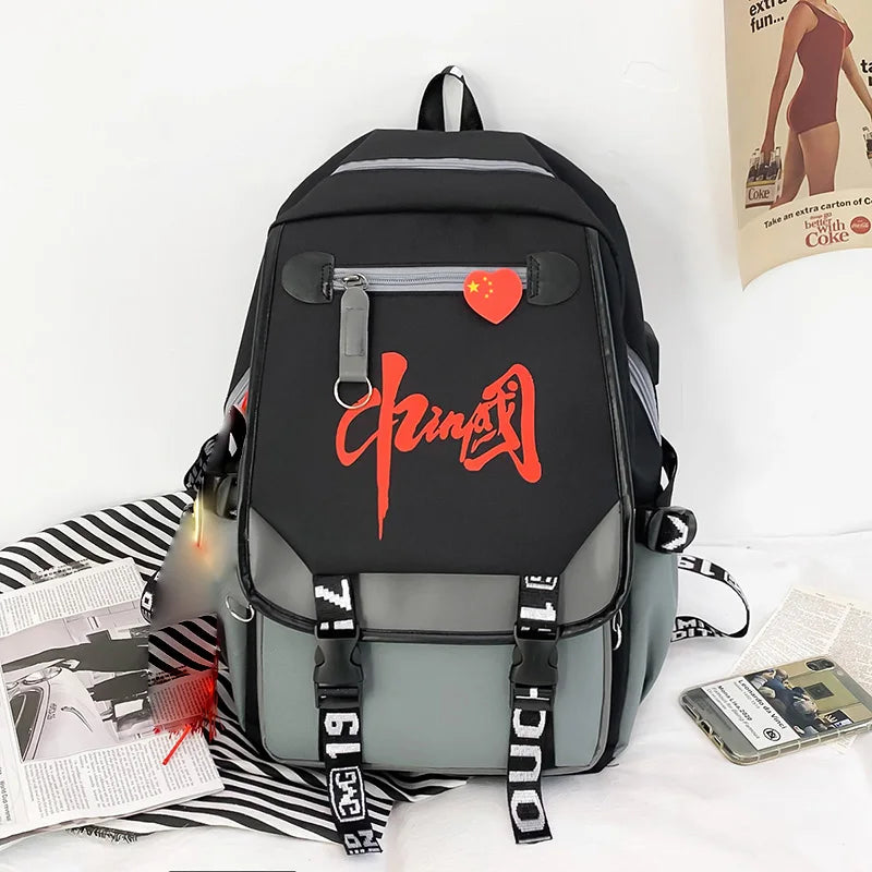 Large Capacity Schoolbag for Junior Middle School