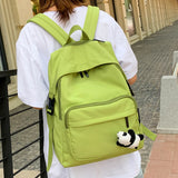 Teen Girls Waterproof Nylon Schoolbag Backpack