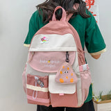 Girl Elementary School Backpack Large Capacity Japanese Style