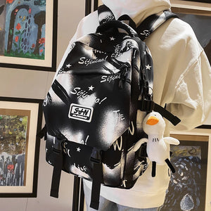 Large Capacity Schoolbag for Male Junior School Students