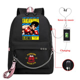 Hajime No Ippo Print Teen Casual Backpack Anime Hajime Bags KGB Unisex