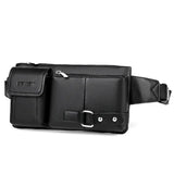 Scione Multi-functional Men Running Bag Outdoor Waist Pack Retro MEN'S Bag