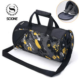 Scione Nylon Travel Sport Shoulder Bag Waterproof Duffel Handbag