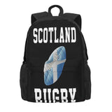 Scotland Rugby Backpacks Men's Women Unisex Girls Backpack