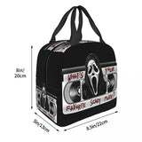 Scream Ghost Killer Insulated Lunch Bag - Scary Movie Halloween Thermal Cooler