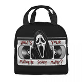Scream Ghost Killer Insulated Lunch Bag - Scary Movie Halloween Thermal Cooler
