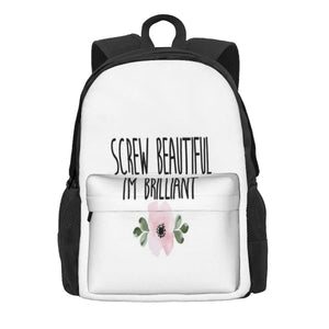 Brilliant Backpacks Men's & Women's Travel Backpack