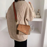 Vintage Leather Handbag Women's Crossbody Bag