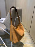 Women's Brown PU Leather Shoulder Bag