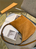 Women's Brown PU Leather Shoulder Bag