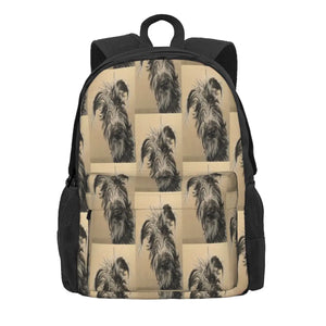 Scruffy Beddywhippet Lurcher Backpacks School Bags