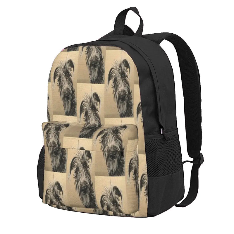 Scruffy Beddywhippet Lurcher Backpacks School Bags