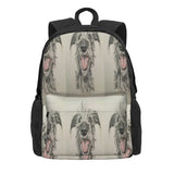 Scruffy Lurcher Backpacks for Men and Women