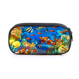 Sea Animal Cosmetic Case Pencil Bag Girls School Box Stationary Gift