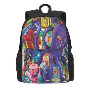 Sea Picnic Backpack Men Women Children Bag
