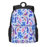 Sea Slug Pastel Backpack Men's and Women's Summer Bag with Pockets