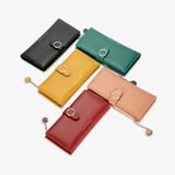 Seagloca High PU Leather Women Long Purse