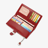 Seagloca High PU Leather Women Long Purse