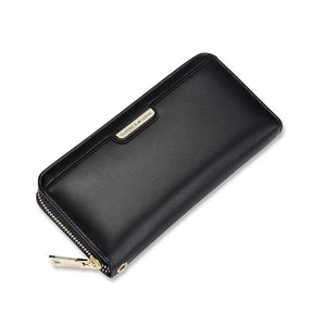 Seagloca Solid Stitching Women's Wallet Large Capacity Clutch