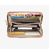 Seagloca Solid Stitching Women's Wallet Large Capacity Clutch