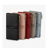 Seagloca Wallet Women Frosted Zipper Clutch