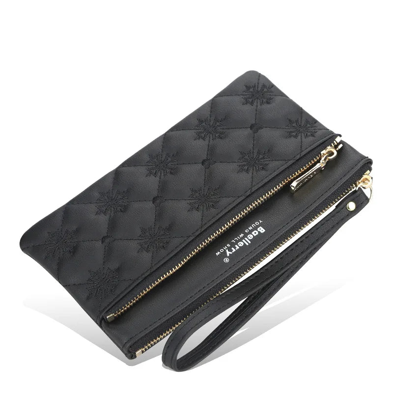 Seagloca Women's Long Zip Wallet Large Capacity