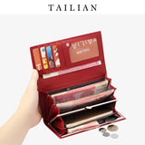 Seagloca Crocodile Pattern Clutch Wallet European American Style
