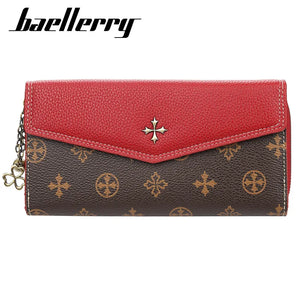 Seagloca Women's Long Zipper Wallet Clutch Vintage Wallet