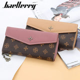 Seagloca Women's Long Zipper Wallet Clutch Vintage Wallet
