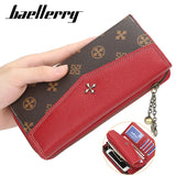 Seagloca Women's Long Zipper Wallet Clutch Vintage Wallet