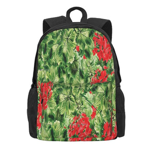 Colorful Botanical Leaves Backpack Men Women School Bag