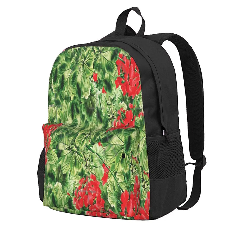 Colorful Botanical Leaves Backpack Men Women School Bag