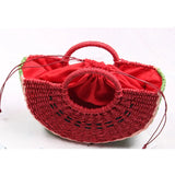 Seaside Vacation Beach Straw Watermelon Bag Female