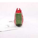 Seaside Vacation Beach Straw Watermelon Bag Female