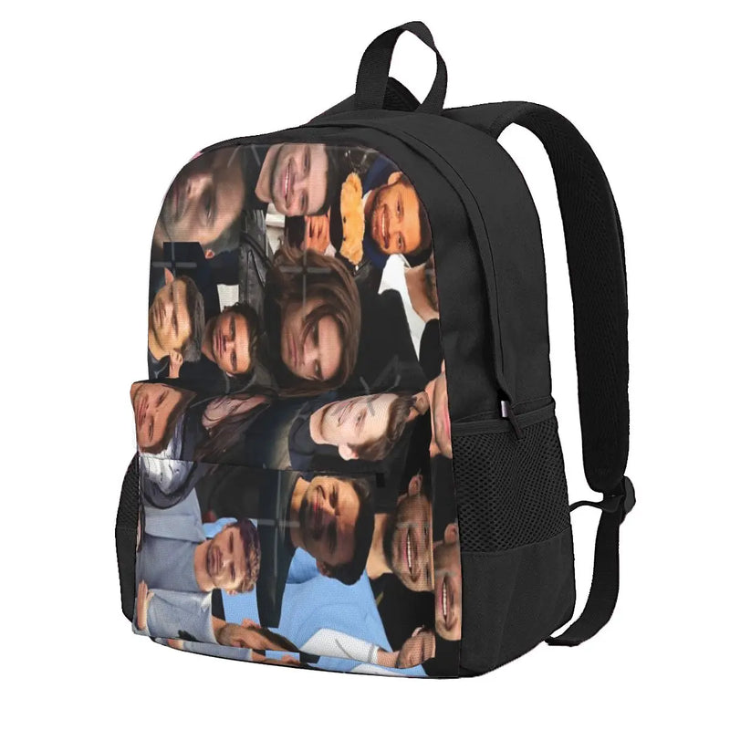 Seb Stan Collage Backpacks Men's Backpacks Bags For Women