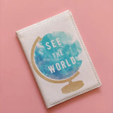 Women's Passport Cover Travel Ticket Holder Passport Case