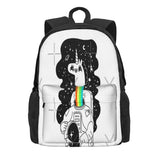 Space Backpacks Men's Waterproof Backpack Zipper Male Backpack