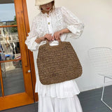 Knitted Weave Beach Bag Straw Weaving Bag