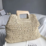 Knitted Weave Beach Bag Straw Weaving Bag