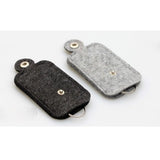 Key Wallet Purse Men Women Felt Keychain Holder Pocket Organizer