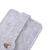 Key Wallet Purse Men Women Felt Keychain Holder Pocket Organizer