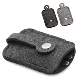 Key Wallet Purse Men Women Felt Keychain Holder Pocket Organizer
