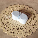 Mini Lens Case with Mirror Holder for Travel Accessories