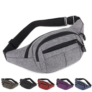 Unisex Waist Bum Bag Fanny Pack Holiday Travel Money Belt Pouch Wallet