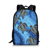 Turtle Pattern Boys School Bags Style Mochila Infantil Children's Backpack
