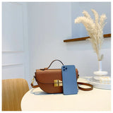 Semicircle High PU Leather Female Messenger Bag Small Shoulder Crossbody Bags