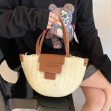 Large Capacity Straw Bag for Women Summer Beach Travel Totes