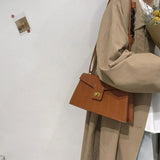 French Niche Ladies Casual Clutch Bag Retro Handle Handbag